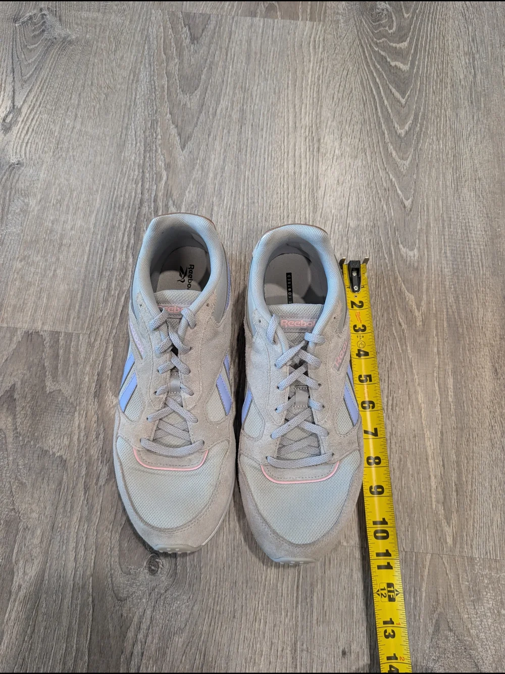 Reebok GL 1000 Grey Suede Pastel Pink Blue Retro Heritage Lifestyle Sneakers